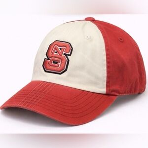 Vintage NC State Wolfpack Hat Cap Mens Adjustable Strap American Needle 90s